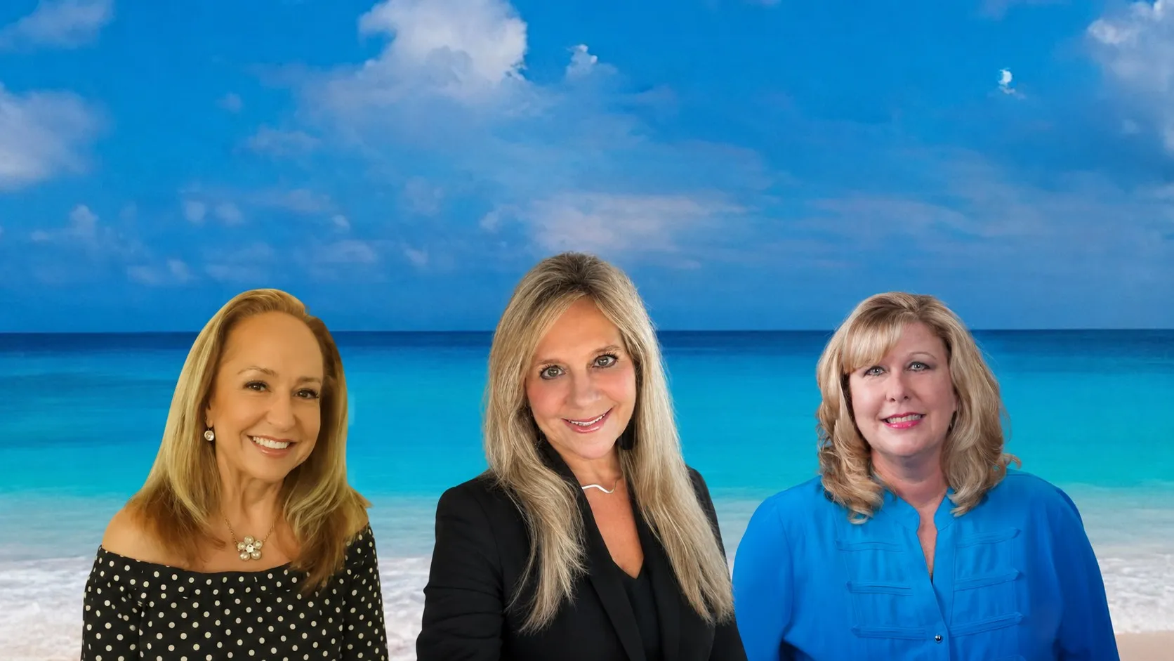 The Pinellas Homes and Beaches team: Beth Walker, Heidi Pecora, and Tammy Londer