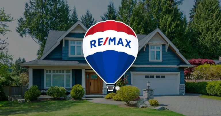 A home and RE/MAX balloon logo, from the original offer guide.